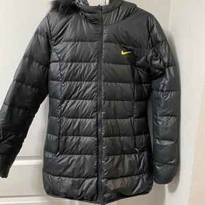 Nike Puffer Long Jacket - Reversible - women’s M